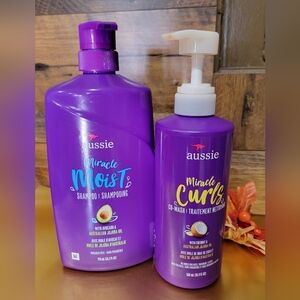 Aussie Shampoo & Miracle Curls Bundle